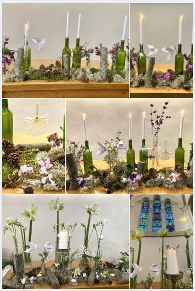 Symbolische schikkingen Advent en Kerst 2025